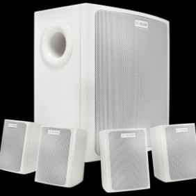 Hệ thống loa treo tường, màu trắng LB6-100S-L