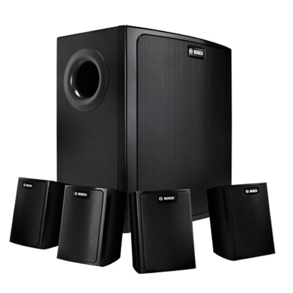 Loa vệ tinh cho loa siêu trầm treo tường, màu đen LB6-S-D