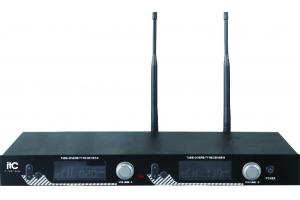 Bộ thu không dây ITC T-521UH băng tần UHF với màn hình LCD, hỗ trợ 2 kênh
