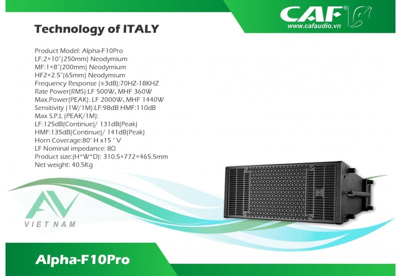 Alpha F10 Pro