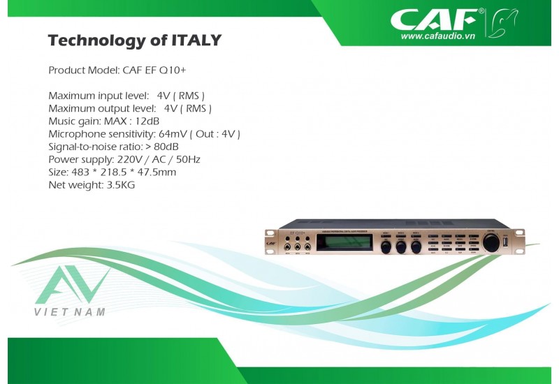 CAF EF-Q10+