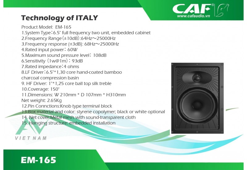 CAF EM 165