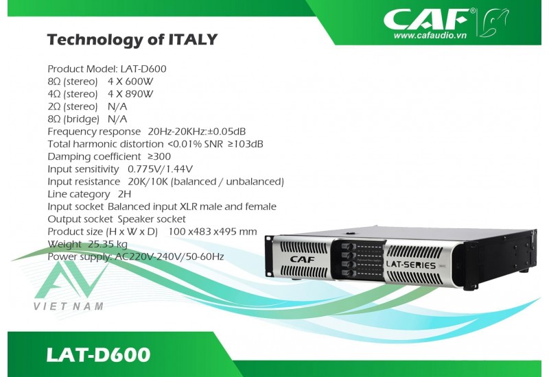 CAF LAT D600