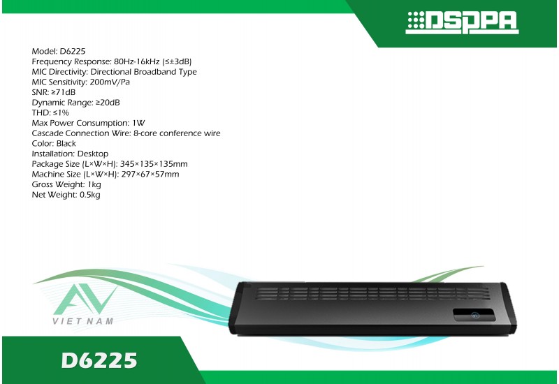 DSPPA D6225 - Micro Chủ tịch đa hướng
