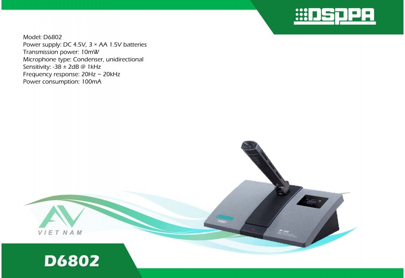 DSPPA D6802 - Micro chủ tọa không dây 2.4G