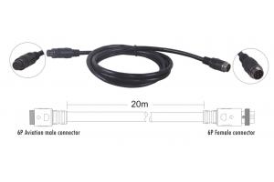 Dây nối dài 20m 2 đầu giắc đực, giắc cái ITC: TS-20D