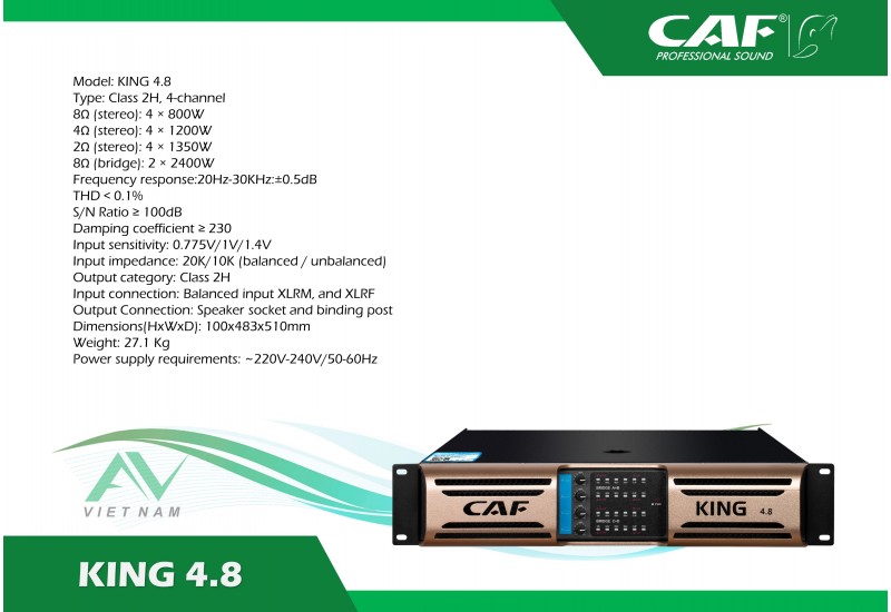 CAF KING 4.8