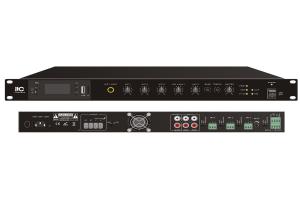 Amply ITC T-B500DTB liền Mixer công suất 500W với MP3, Tuner, Bluetooth