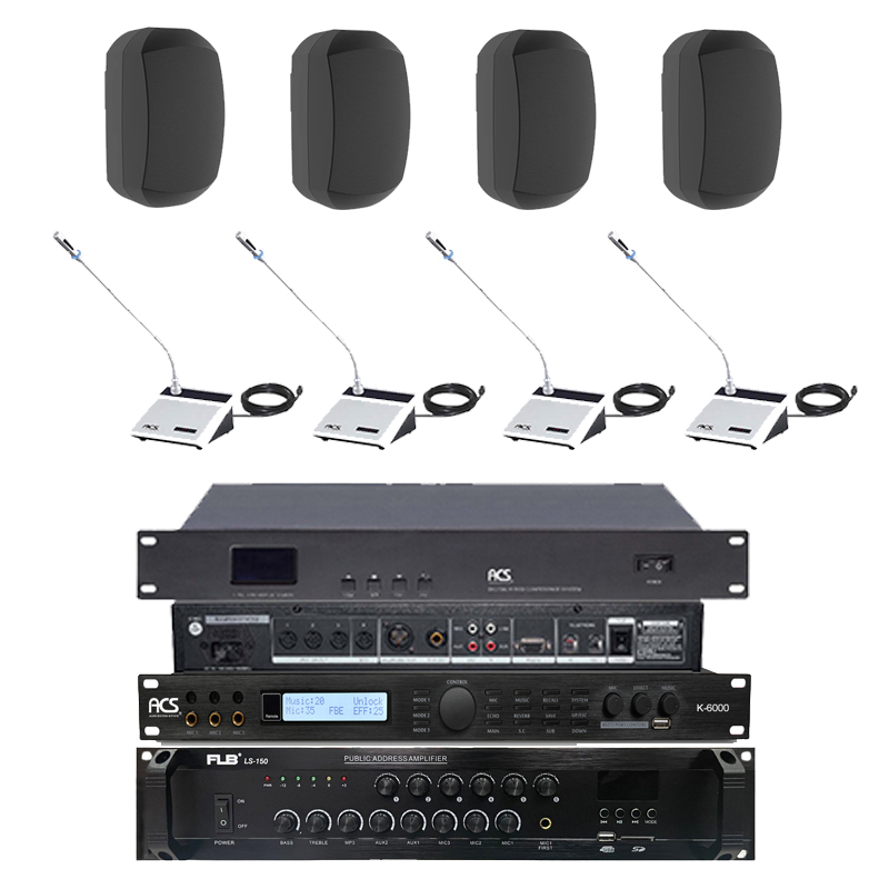 Combo Hệ Thống Âm Thanh Phòng Họp 5>10 Micro ACS AC-3515